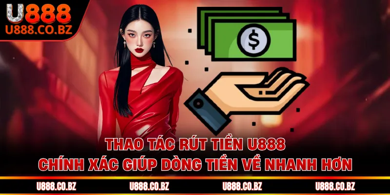 Rút Tiền U888 Trong 3 Bước Chuẩn, Xử Lý Nhanh 2 Phút 1 Thao tác rút tiền U888 chính xác giúp dòng tiền về nhanh hơn